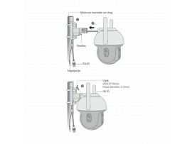 Tenda kamera 4.0MP brezžična PT RH7 zunanja