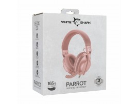 WHITE SHARK slušalke+mikrofon roza gaming GH-2440 PARROT-Pink
