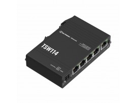 Teltonika stikalo Giga  5-port Mini kovinsko ohišje DIN TSW114
