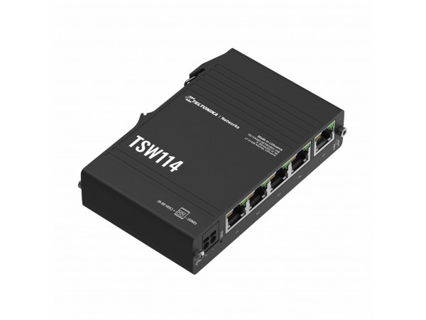 Teltonika stikalo Giga  5-port Mini kovinsko ohišje DIN TSW114