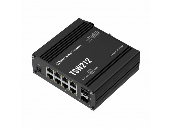Teltonika stikalo Giga  8-port 2xSFP DIN Mini managed TSW212