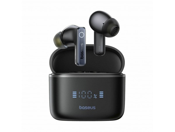 Baseus slušalke Bowie 30 črne bluetooth z mikrofonom ANC -50db A00073100126-00