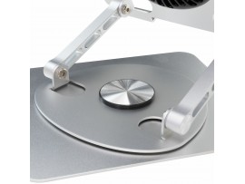 WHITE SHARK namizni nosilec za prenosnik 360° rotacijski 1x ventilator ICE-MONSTE