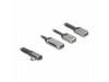 Delock hub USB TipC 2x TipA + čitalec kartic 64303