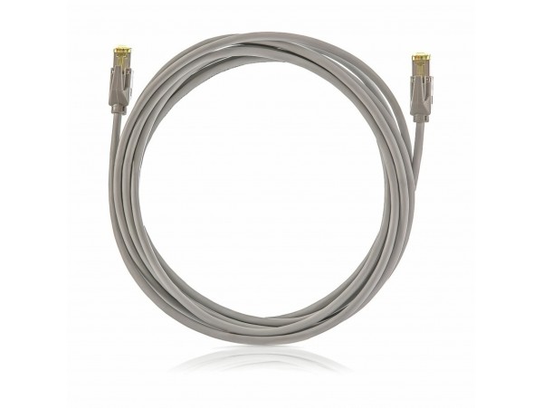 KELine patch SFTP CAT.6A 0,25m siv KEL-C6A-P-0025