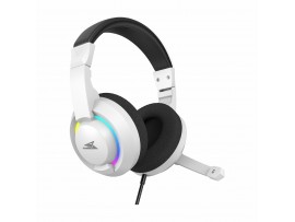 BARACUDA slušalke+mikrofon bele gaming BGH-021 HYDRA-W