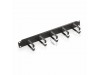 KELine organizator 1U rack 42x73mm kovinski črn RAB-VP-X21-A2