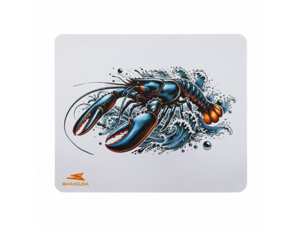 BARACUDA podloga za miško bela - motiv jastog BGMP-061 LOBSTER