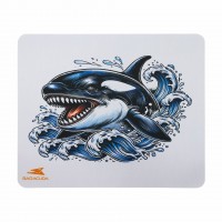 BARACUDA podloga za miško bela - motiv orka BGMP-071 ORCA