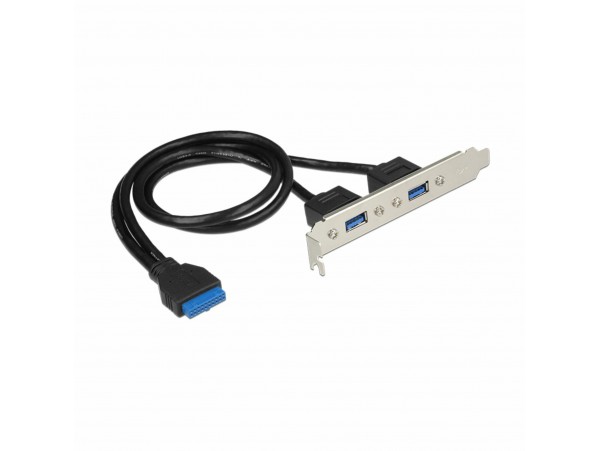 Delock adapter slot 2x USB 3.0 84836