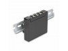 Delock nadometni panel 4x Cat.6A RJ45 FTP DIN 90378