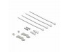 Delock nadometni panel 4x keystone DIN 90627