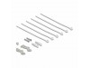 Delock nadometni panel 6x Cat.6A RJ45 FTP DIN 90379