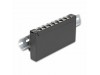 Delock nadometni panel 8x Cat.6A RJ45 FTP DIN 90573