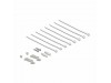 Delock nadometni panel 8x Cat.6A RJ45 FTP DIN 90573