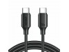 Joyroom kabel USB C-C 1m 60W črn S-A9