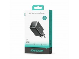 Joyroom polnilec 65W USB TipC GaN PD črn JR-TCG18