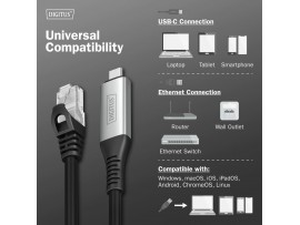 Digitus kabel TipC-Mrežni UTP RJ45 Giga 3m AK-300601-030-S