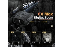 Fnirsi nočni daljnogled s snemanjem 4K NVS-40