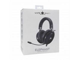 WHITE SHARK slušalke+mikrofon črne gaming GH-2540 ELEPHANT