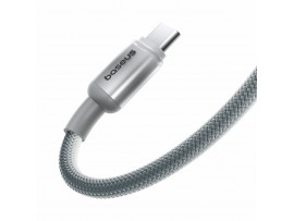 Baseus kabel USB C-C 1m 100W 20V 5A Discolor pleten siv E0420702
