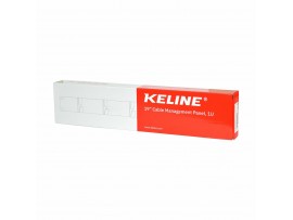 KELine organizator 1U rack 42x73mm kovinski črn RAB-VP-X21-A2