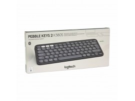 Logitech tipkovnica K380s SLO brezžična Pebble Keys 2 temno siva 920-011851
