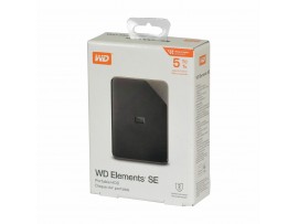 WD Elements SE 5TB zunanji disk 6cm črn USB 3.0 WDBJRT0050BBK-WESN