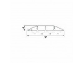SIMC kanal pohodni 240x34 2m ALU