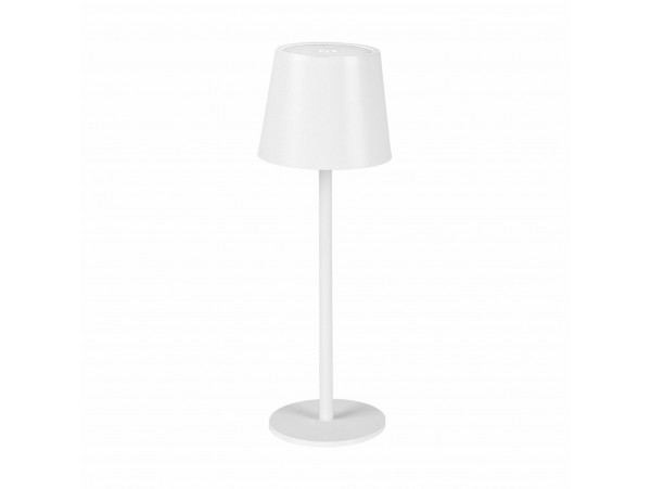 INCA LED svetilka namizna z vgrajeno baterijo bela