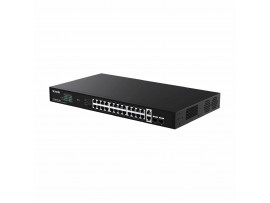 Tenda stikalo Giga 26-port rack 24x PoE 2xSFP TEG1128P-24-250W