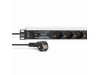 Digitus razdelilec rack 7x250V ALU prenapetostna zaščita filter DN-95441