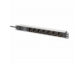 Digitus razdelilec rack 7x250V ALU prenapetostna zaščita filter DN-95441