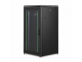 Digitus kabinet 22U 1155 600x600 črn sestavljen DN-19 22U-6/6-B-1