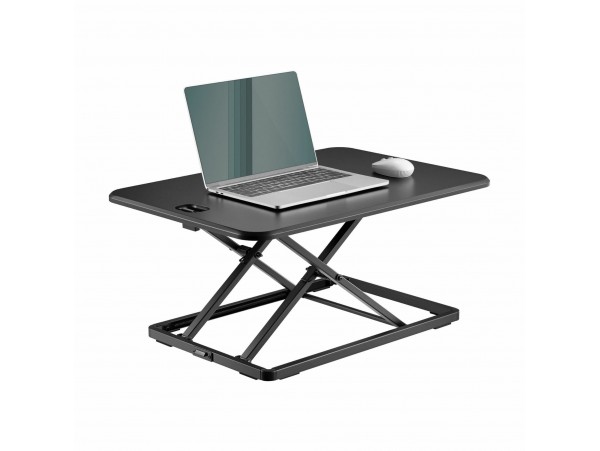 Digitus delovna postaja-ročni dvig do 45cm višine črna DA-90445