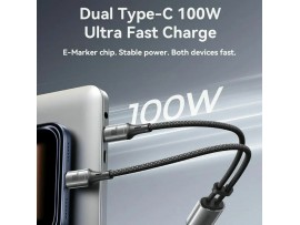 Joyroom kabel USB 2v1 2x TipC 1.5m 100W S-A57