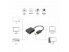 Digitus adapter DisplayPort-VGA 15cm črn črn AK-340403-001-S