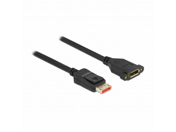 Delock podaljšek DisplayPort 1m 8K 60Hz črn vgradni 87095
