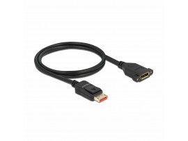 Delock podaljšek DisplayPort 1m 8K 60Hz črn vgradni 87095