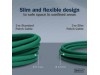 Digitus patch slim FTP CAT.6A   0,5m zelen