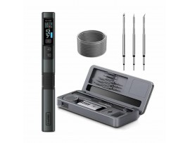 Fnirsi prenosni spajkalnik TipC 100W set v ohišju HS-02B Plus Tool Box
