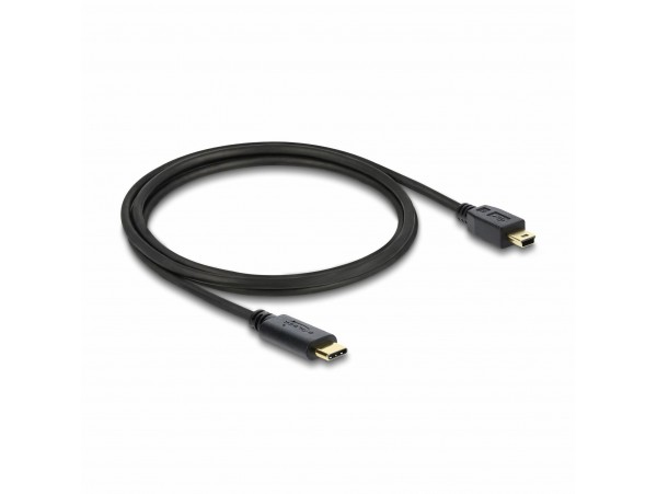 Delock kabel USB 2.0 C-B mini 1m črn 83603