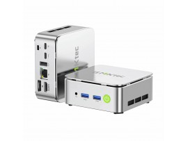 GMKtec računalnik mini PC G10 AMD Ryzen5 3500U 16GB RAM 512GB SSD NucBox srebrn