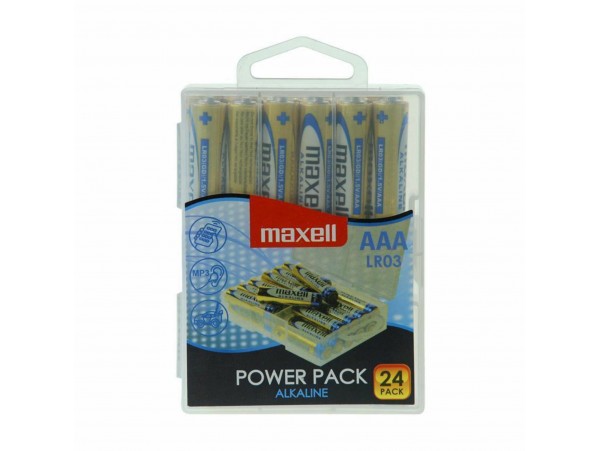 Maxell baterija alkalna AAA (LR03) 24kom