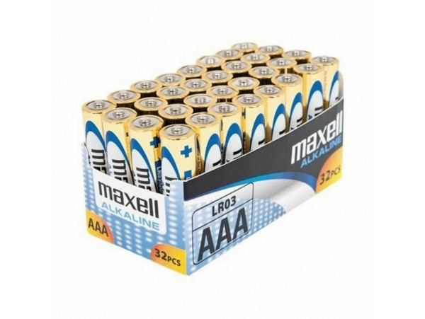 Maxell baterija alkalna AAA (LR03) 32kom