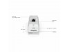 Ubiquiti video domofon PoE Doorbell Lite bel UVC-Doorbell-W