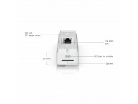 Ubiquiti video domofon PoE Doorbell Lite bel UVC-Doorbell-W