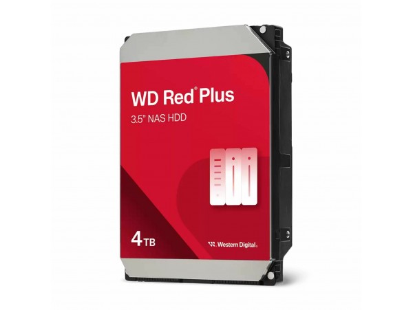 WD RED PLUS CMR 4TB trdi disk 9cm 5400 128MB SATA WD40EFZZ