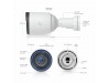 Ubiquiti kamera Unifi 8.0MP zunanja PoE zoom bela UVC-G6-Pro-Bullet-W