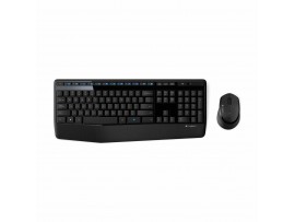 Logitech tipkovnica & miška MK345 US brezžična 920-006489